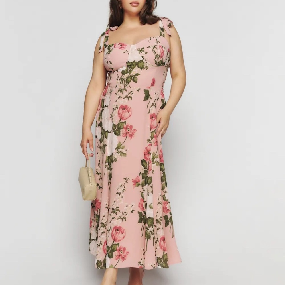 Reformation Nadira Dress in Rose Garden